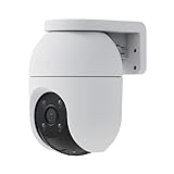 EZVIZ 5MP Pan&Tilt WLAN Kamera, Überwachungskamera Aussen mit Personen-/Fahrzeugerkennung, Zwei-Wege-Audio, Automatischer Verfolgung und Farbnachtsicht, wetterfest und H.265-Videotechnologie, C8c 3K
