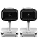 PetTec® Cam Feel Sensor 2er Set - Überwachungskamera Innen für Haustiere & Babys mit App [HD+] - Haustierkamera Hundekamera - Babyphone mit Kamera & Nachtsichtfunktion